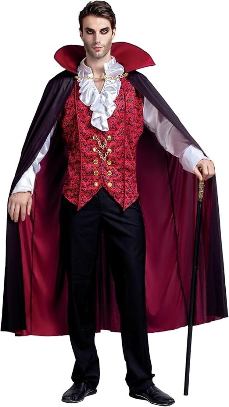 Spooktacular Creations Halloween Men Vampire Costume,Mens M New
